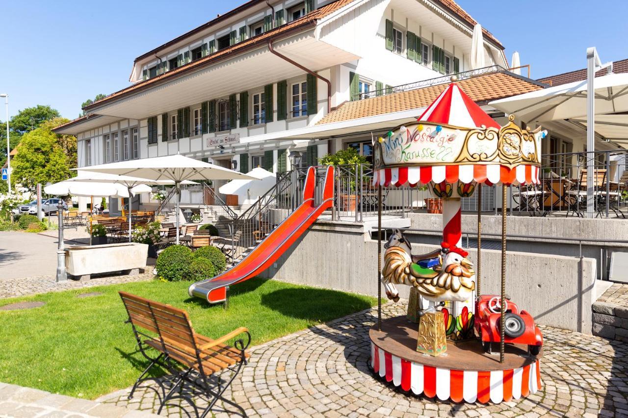 Gasthof Zum Schluessel La Meridienne Fribourg Sa Ueberstorf Dış mekan fotoğraf