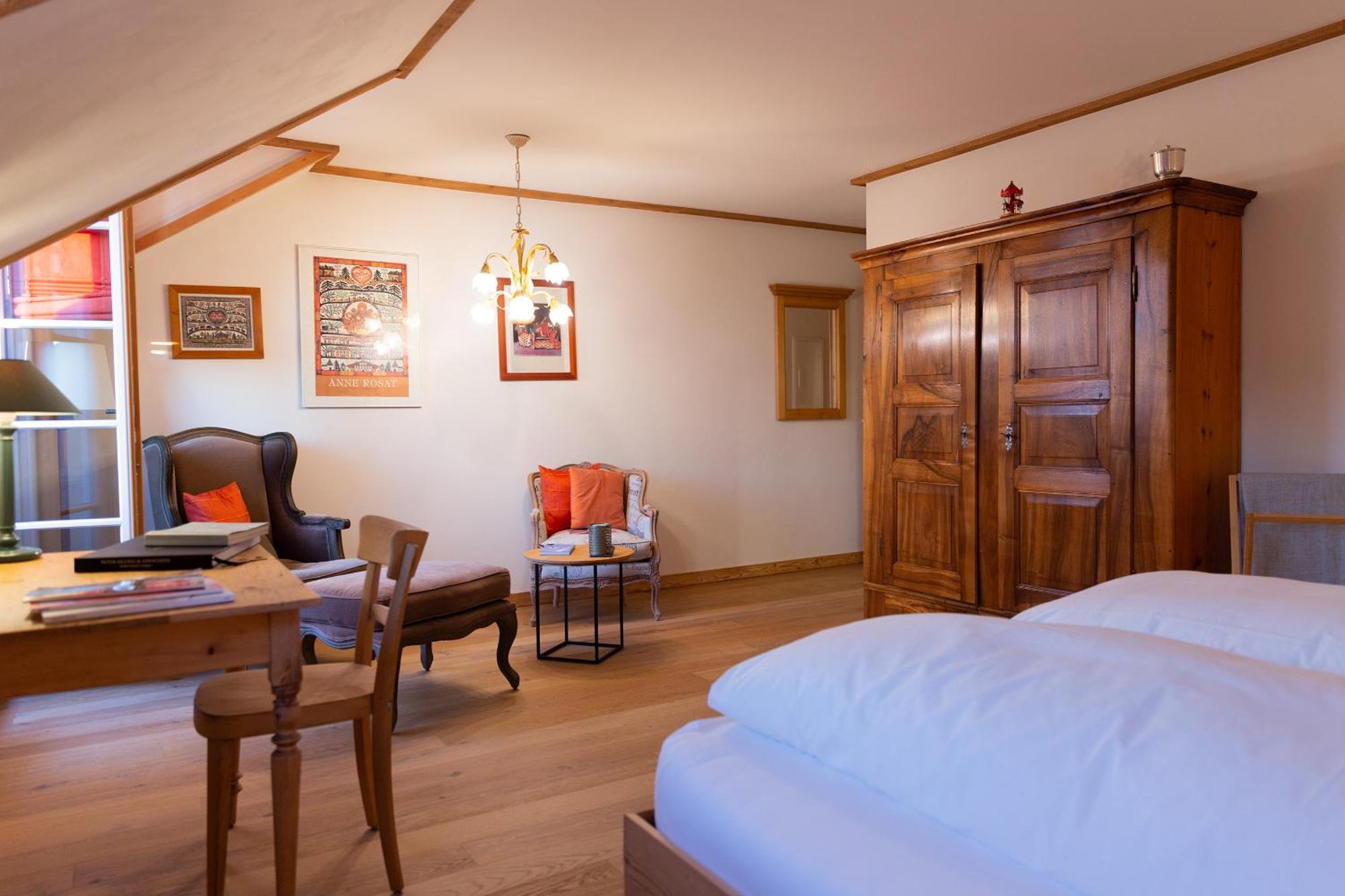 Gasthof Zum Schluessel La Meridienne Fribourg Sa Ueberstorf Oda fotoğraf