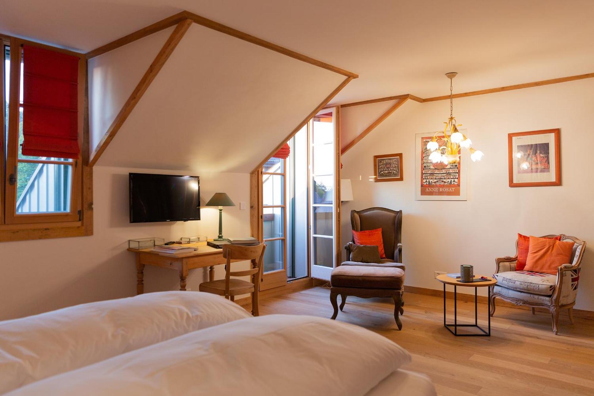 Gasthof Zum Schluessel La Meridienne Fribourg Sa Ueberstorf Oda fotoğraf